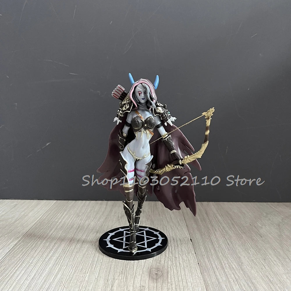 Sylvanas Windrunner World Of Warcraft Action Figure Sylvan Archery Queen The Queen of the Undead Handmade Model Toys Doll Gifts