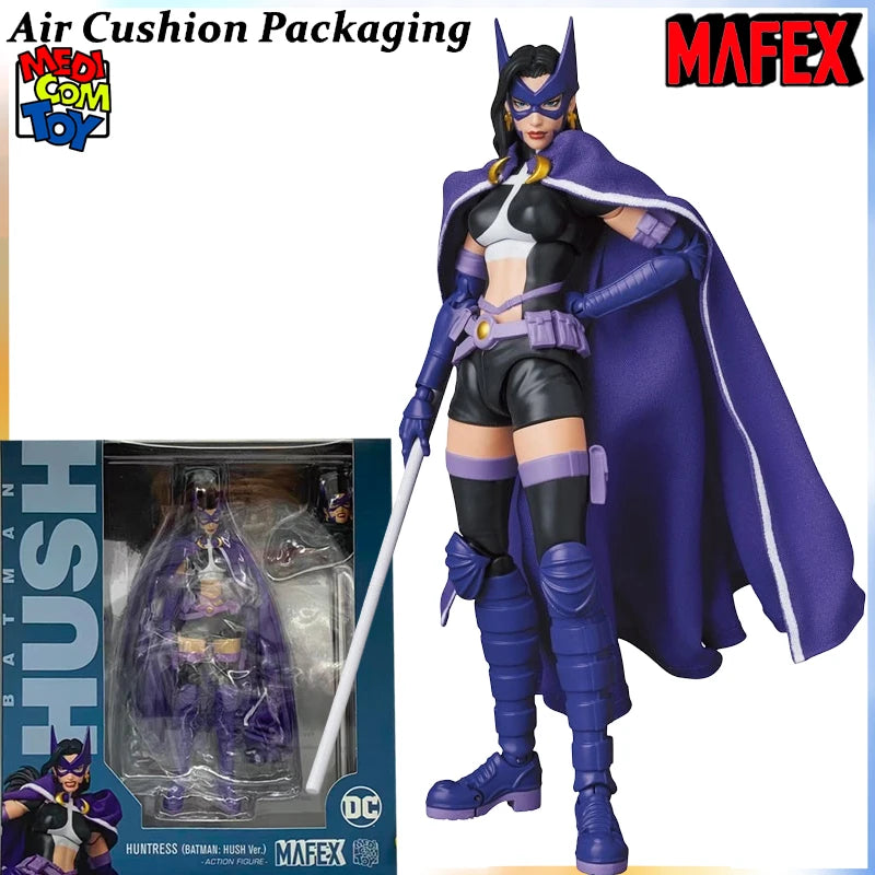 MEDICOM TOY Genuine MAFEX Series Hush Batman Joker Super STEALTH Dark JUMPER Female Hunter Nightwing Action Figures Model Toys