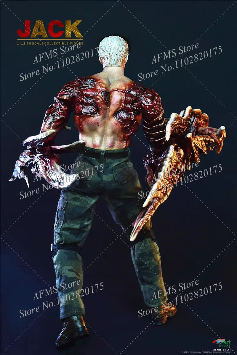 BY-ART BY-G04 1/12 Scale Collectible Figure Jack Major Villain Doll Full Set 6Inch Men Soldier Action Figure Model Toys