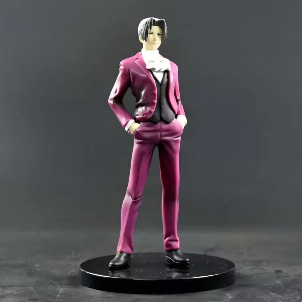 17Cm Anime Ace Attorney Miles Edgeworth Figure Standing Postu Ornaments Human Collection Of  Doll Decorations Toys Gifts PVC
