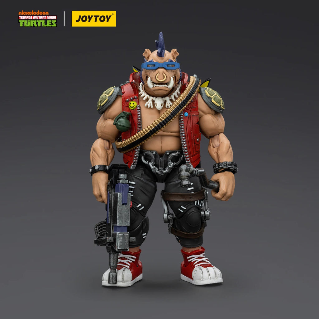 JOYTOY JOYTOY TMNT Teenage Mutant Ninja Turtles Beebop &amp; Rocksteady 1/18 Actionfigur Modellspielzeug
