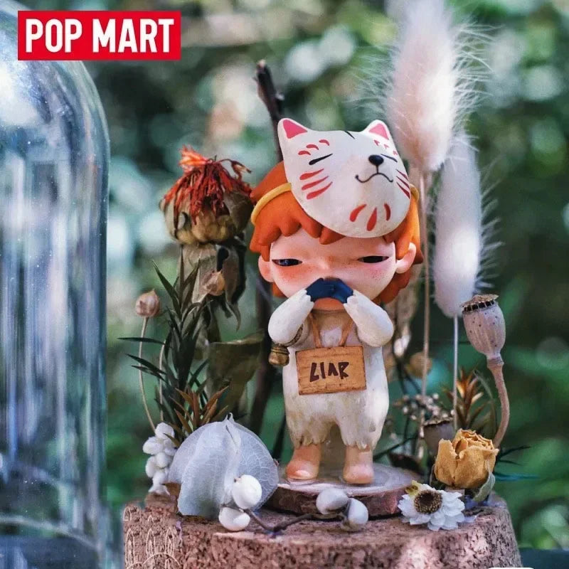 POP MART Hirono Die Andere Serie Blind Box Ratet mal, Tasche Original Spielzeug Puppe Niedliche Anime Figur Ornamente Geschenk