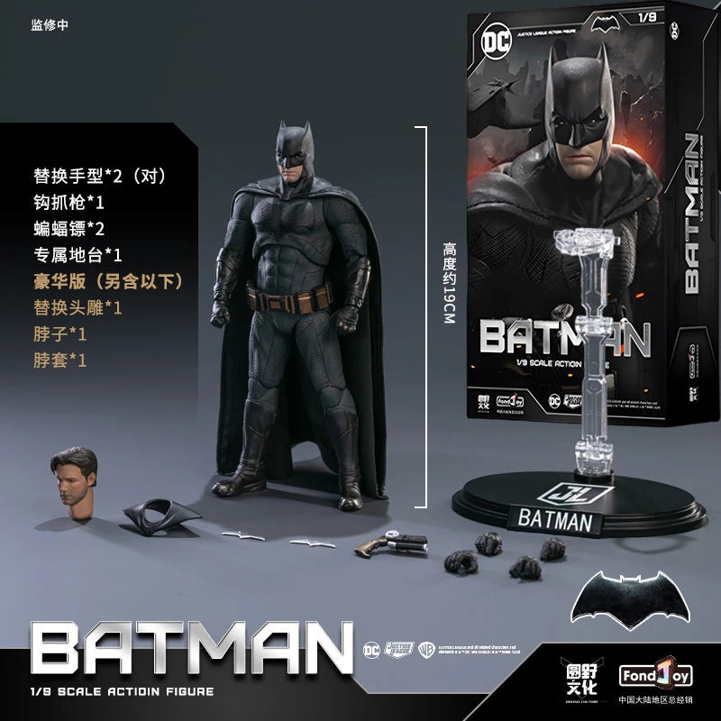 Fondjoy Justice League Ben Batman Figure Superman Batman Wonder Woman Aquaman Mera Anime Figures Collectble Models Toys Gift