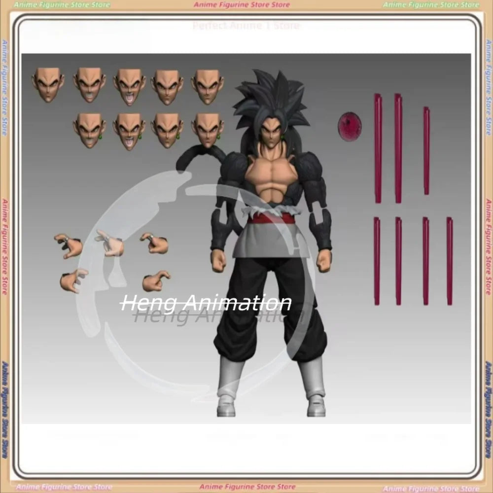 Black Hole Model Super Saiyan Super Five Goku White Hair Super Four Goku Black Hair Can Activity 1/12 SHF Dragon Ball Figure
