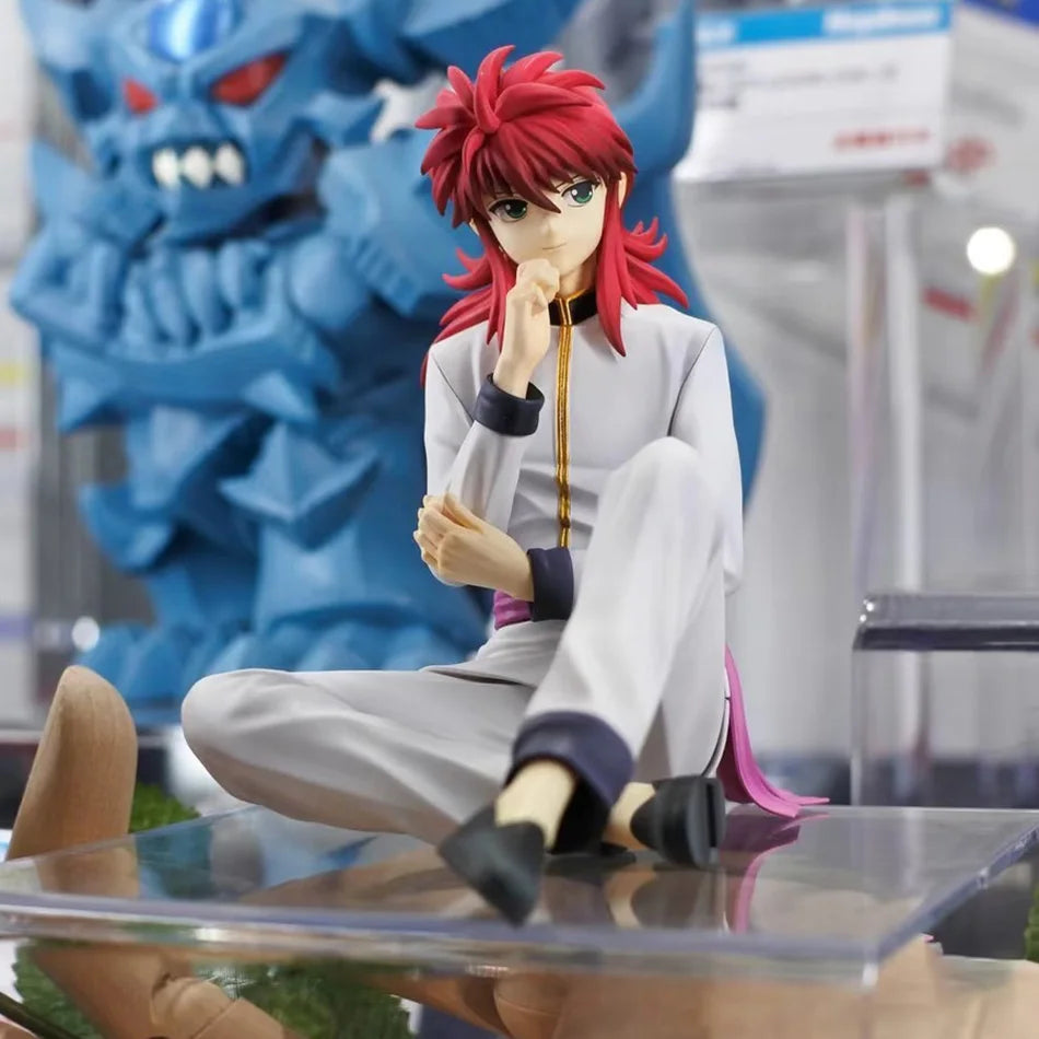 YuYu Hakusho 8cm Action Figure Set - Yusuke Urameshi Shuichi Minamino & Youko Kurama Palm Size Anime Collectible Model Doll Toys
