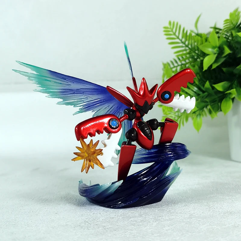 New BKM Pet Pokemon Anime Figurine Model Wogua Mega Claw Grasshopper GK Collectible Two-Dimensional Trendy Plaything Ornament