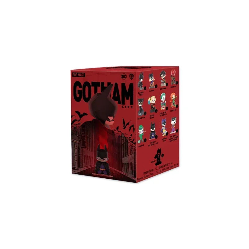 POP MART DC Gotham City Serie Mystery Box 1PC/12PCS Blind Box POPMART Action Figur BATMAN HARLY QUINN JOKER JUSTICE LEAGUE
