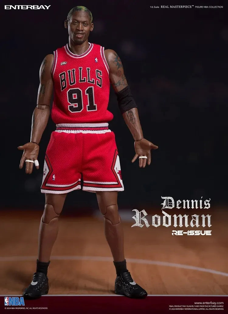 ENTERBAY Original 1\6 Basketball Star Mobile Doll Series Junji Ito Dennis Rodman\KOBE Action Figure Model Toys Movable Model