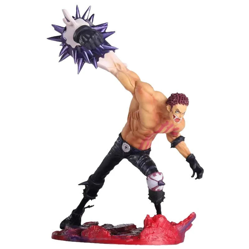 One Piece Figure 23cm Charlotte Katakuri Anime Peripheral Cartoon Toys Model Pvc Gk Statue Figurine Doll Decora Collection Gifts