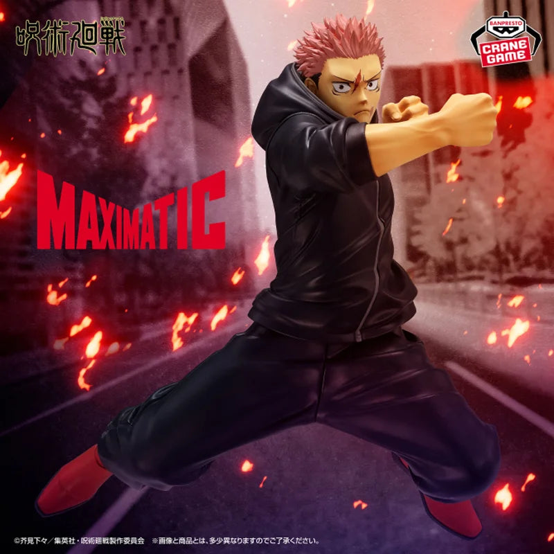[Original Genuine] Bandai Banpresto Jujutsu Kaisen Maximatic Yuji Itadori In Stock PVC Figure Model Collector Figurine Doll Toys