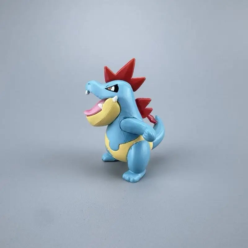 New Pokemon Cartoon Anime Action Figure Totodile Croconaw Feraligatr Desktop Statue Model Toy Gift Collectible Handmade Art