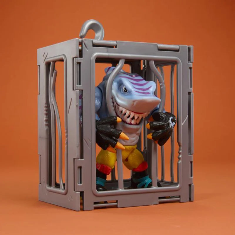 Spot Sale100% en Stock, Figura Original de Anime de Mattel Street Sharks, Dr. Piranoid, Streex, Big Slammu, 30.º Aniversarioin S
