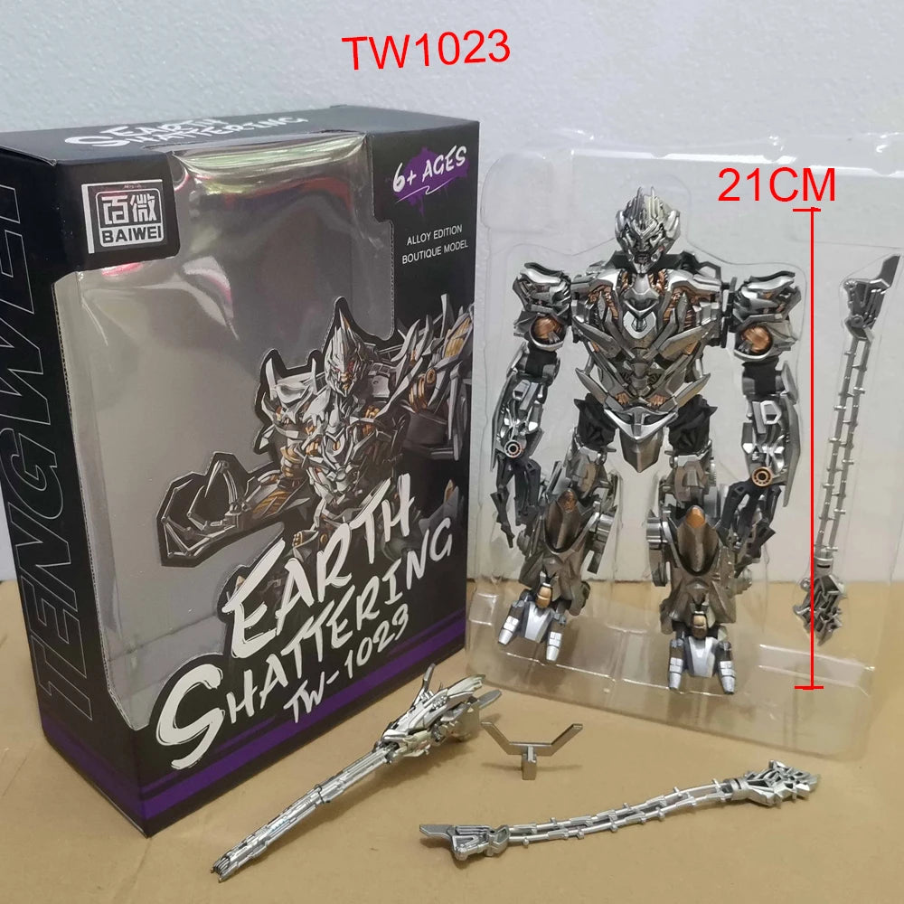 Baiwei Shockwave TW1028 Transformation Toys Sentinel Prime TW1024 Model Ironhide TW1026 Robot Bumblebe TW1025 Figure TW1030