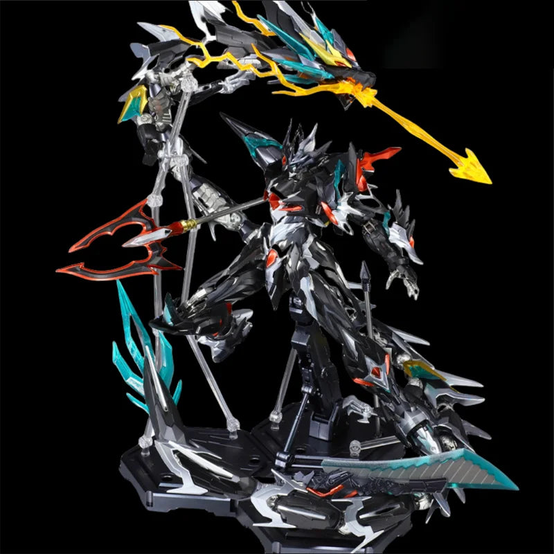 Motioneer Ao Bing (Custom Metallic Finish), Bai Qi, Ne Zha, Cao Ren, Red Oni & Ruo Weiyuan -  Mecha Assembly Models Gifts Fboys
