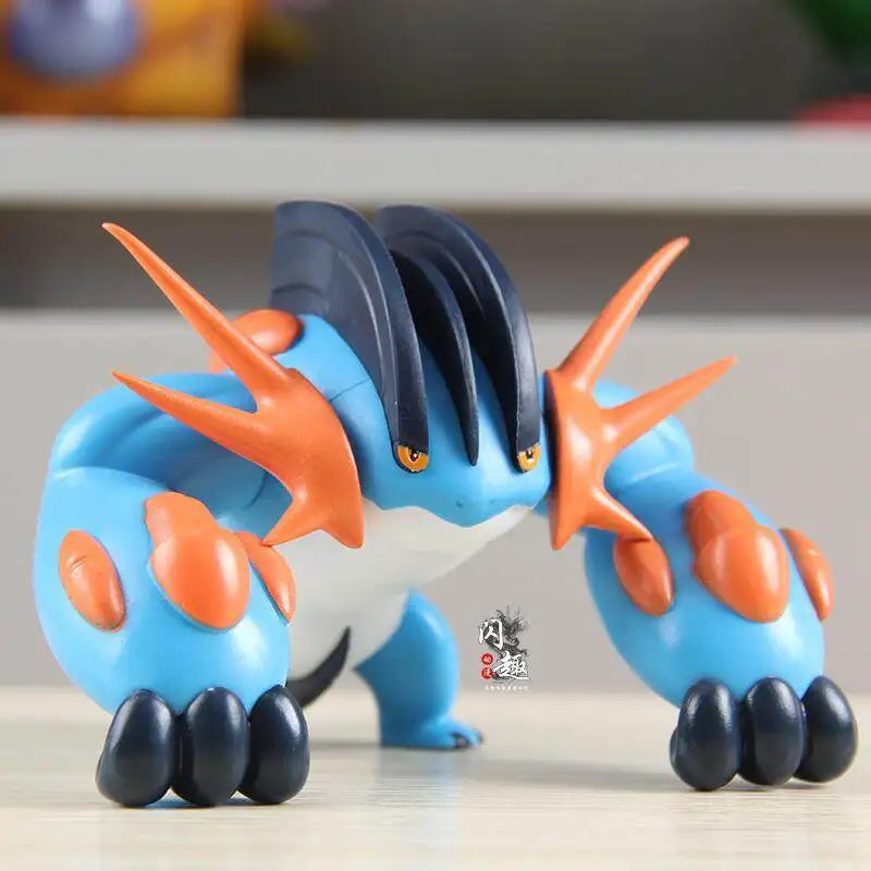 9cm Mega Swampert Anime Figure Model Statue Collection Desktop Decoration Ornament Toys Gifts For Fans