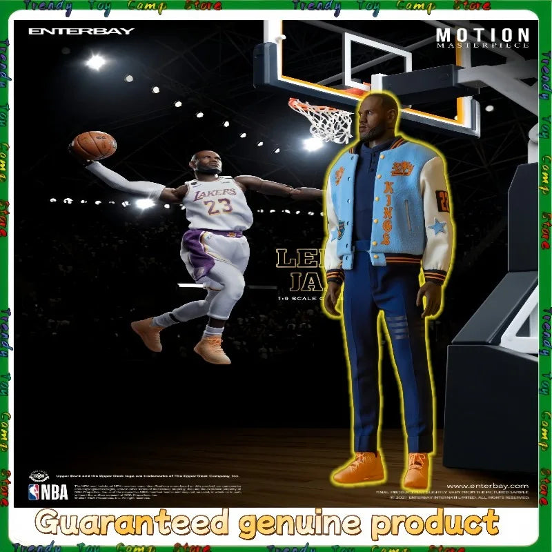 In Stock ENTERBAY 1/9 NBA LeBron James MM-1210 Action Figure Collection Series