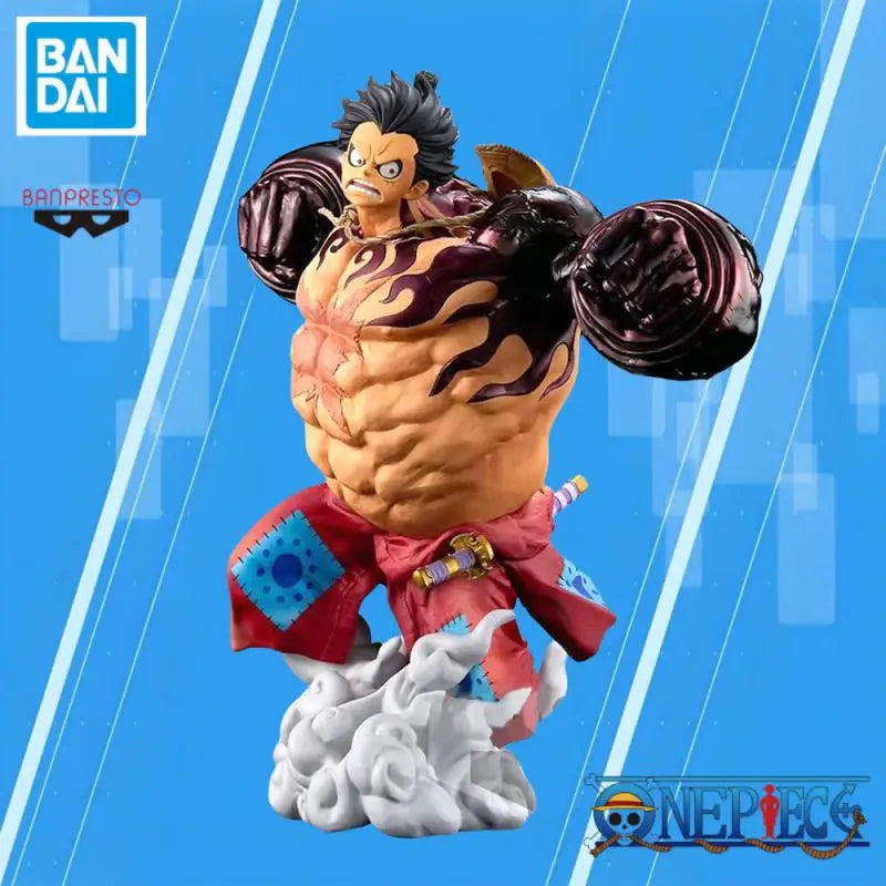 Bandai One Piece Banpresto Monkey D. Luffy – Neuheit: Kombiniert neue Stile mit Cartoon-Charakteren – Lieblingsgeschenk für Jungen – ca. 22 cm hoch