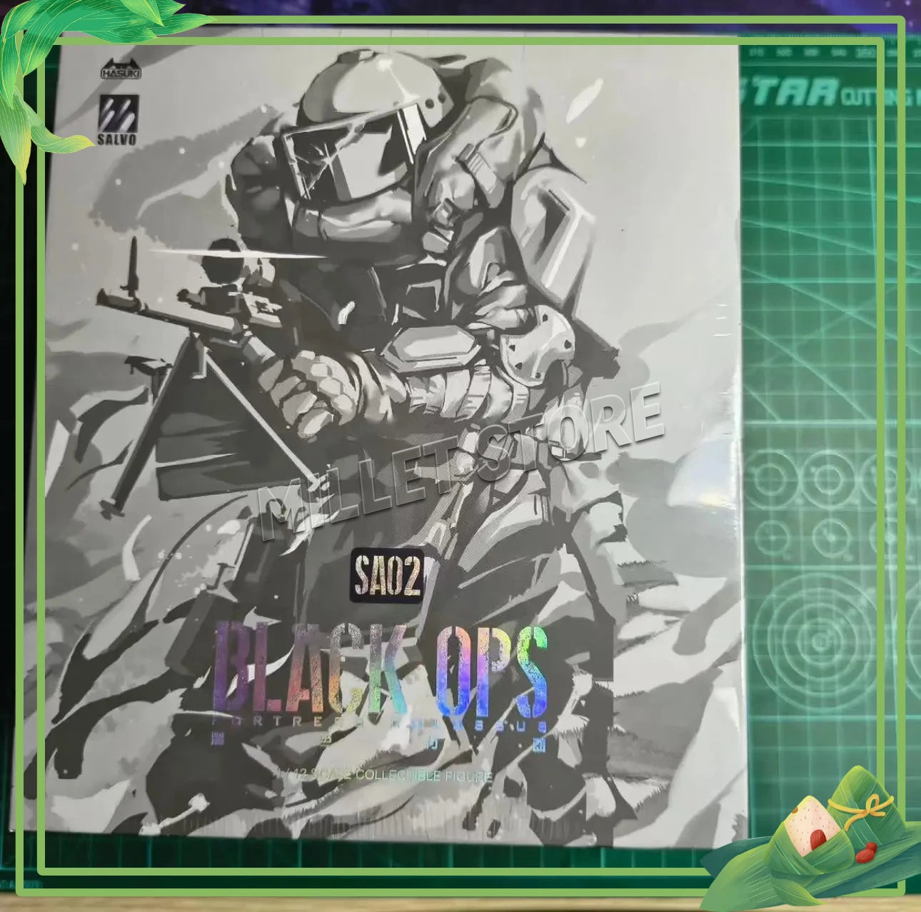 HASUKI Divine Cat Jump SALVO Series Black Ops SA-02 Venue Limited Edition 1/12  Anime Figure Model Collection Toy Gift