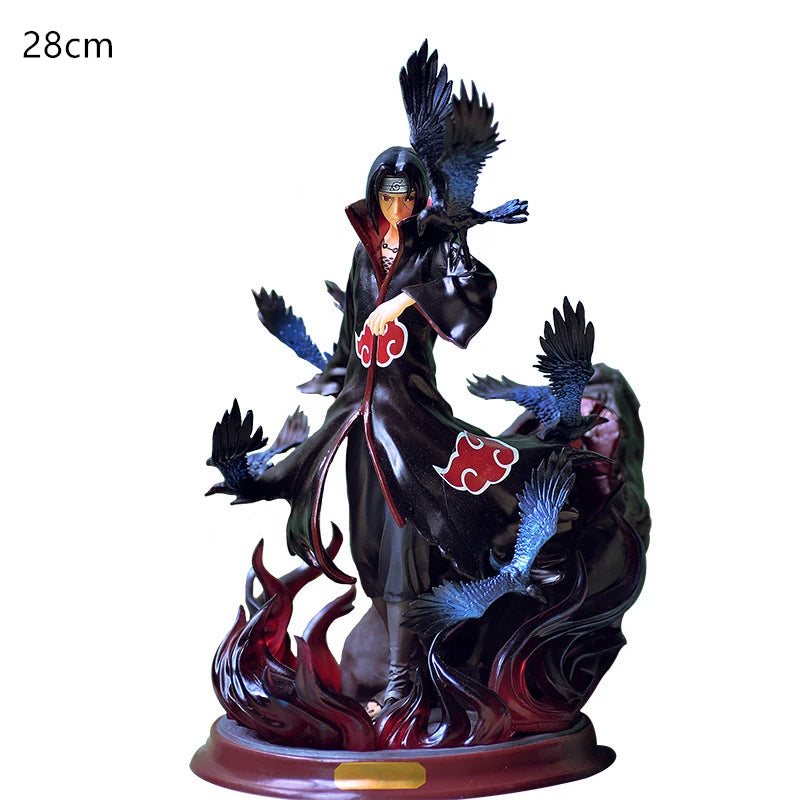 Japanese Anime Hand-made Naruto Nine-Tails Naruto Shippuden Uchiha Itachi Six Knife Class Toad Naruto Collection Toys