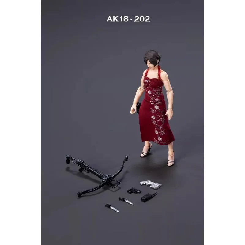 1/18 Scale Resident Evil Male/female Soldier Lyon RPD Police Officer Full Set 3.75in Action Figures Collection Dolls