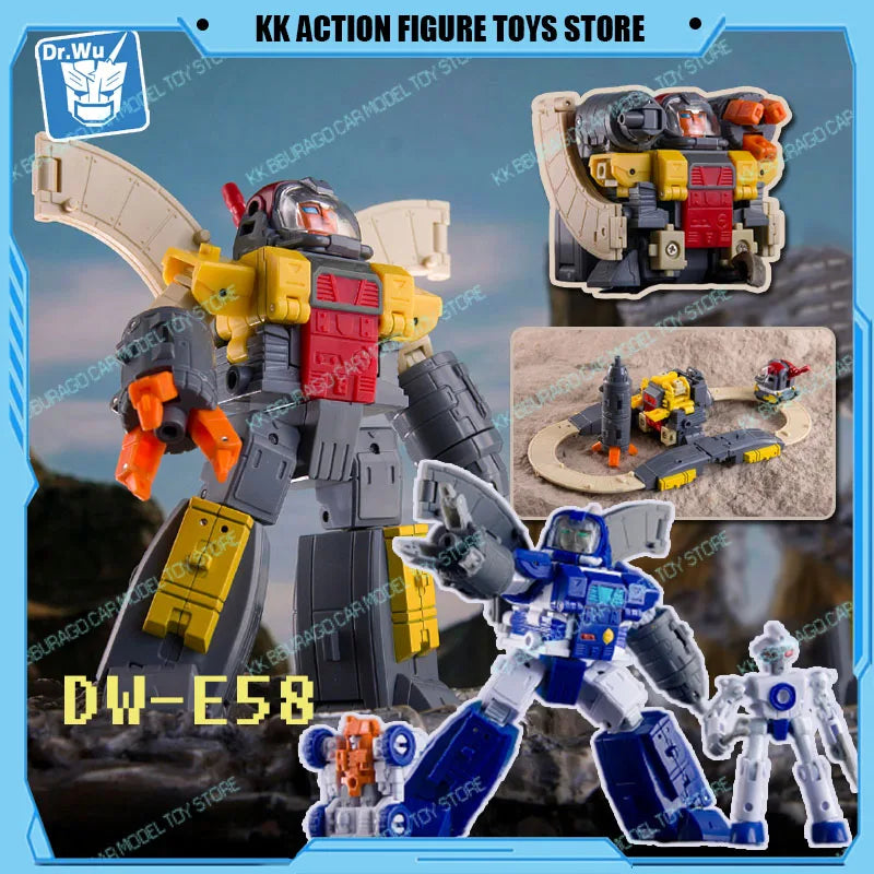 Dr.Wu DW-E58 DW-58B Omega Supreme Action Figure Rocket Giant For MINI Figurines Model Collectors Desktop Display Model Toy