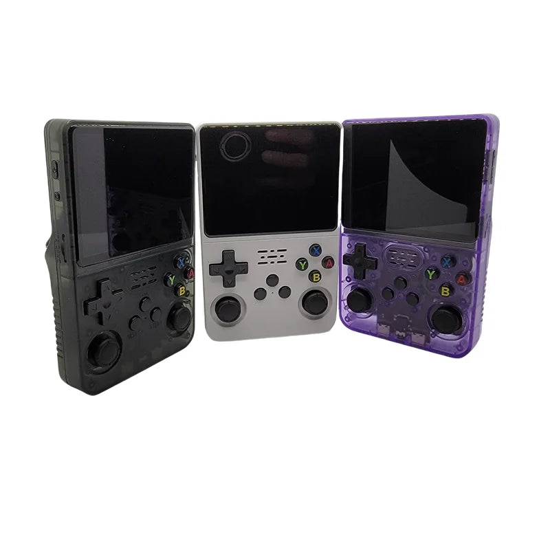Console R36s 128gb Retro Handheld Video Game Console 3.5inch for Kids Gift with Protective Case and r36s Screen Protecter