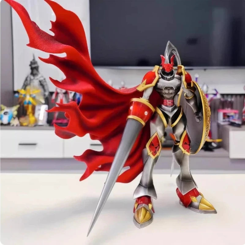 40cm Digimon Gallantmon Matsuda Takato Anime Figures Guilmon Royal Knights Duke Peripheral Pvc Model Desktop Ornaments Gifts Toy