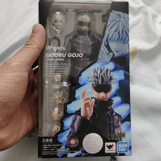 In Stock Genuine Bandai S.H.Figuarts Jujutsu Kaisen Satoru Gojo Anime Action Figure Birthday Gift Surprise Collectibles