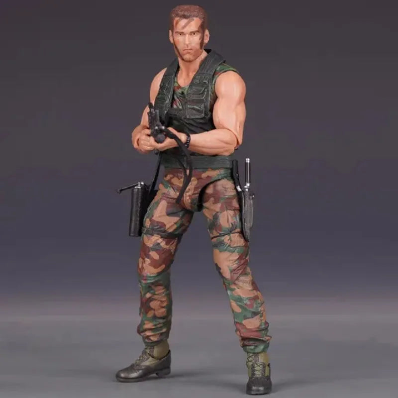 Action Figure Ko Neca Predator Jungle Extraction Dutch Schwarzenegger Anime Figurine Statue Collectible Model Gifts Toys