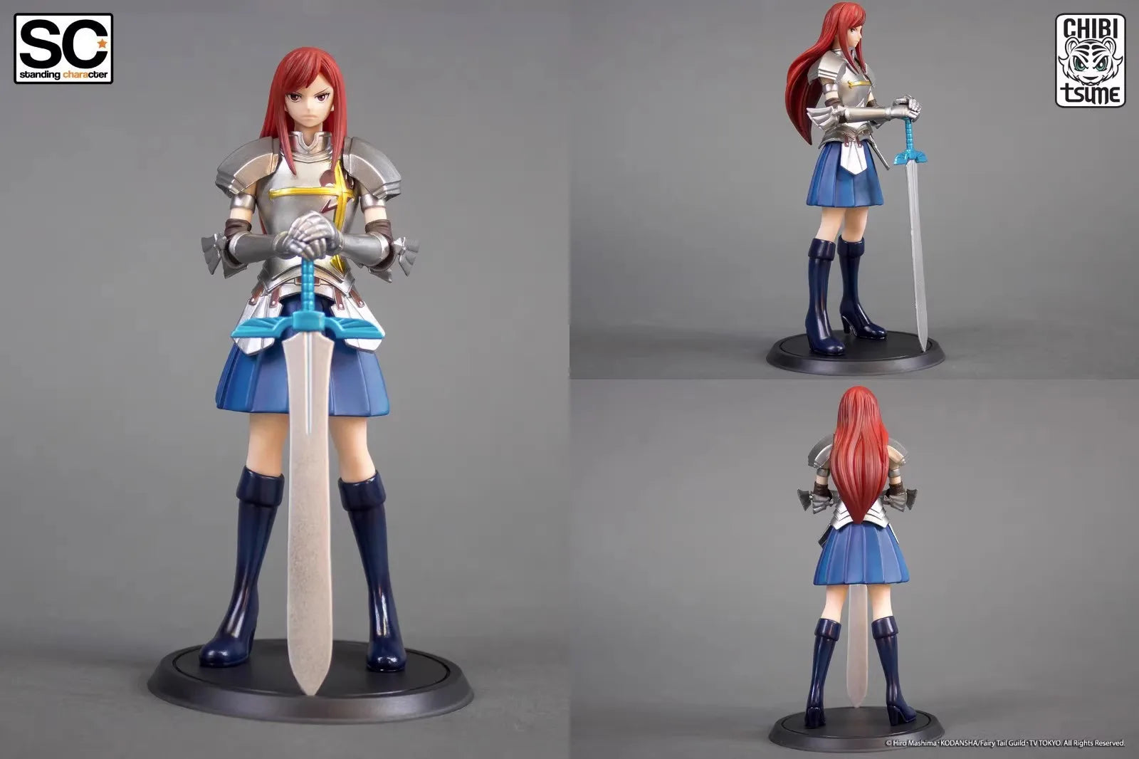 16CM Anime FAIRY TAIL Figure Gray Fullbuster Etherious Natsu Dragneel Set of Stand Posture Model Toy Doll Collection Gifts