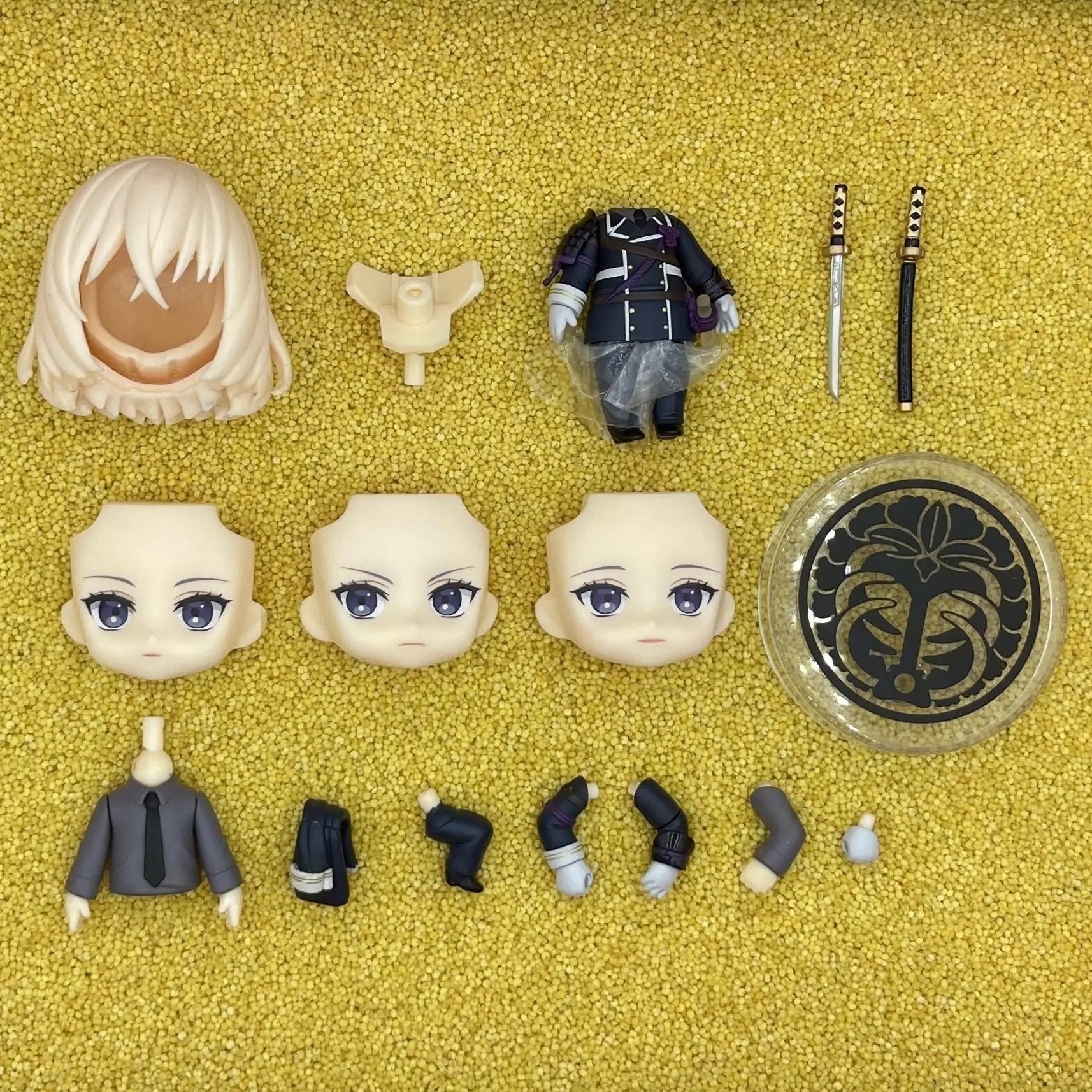 xiaoren GSC Clay Man Face doll face hair doll accessories