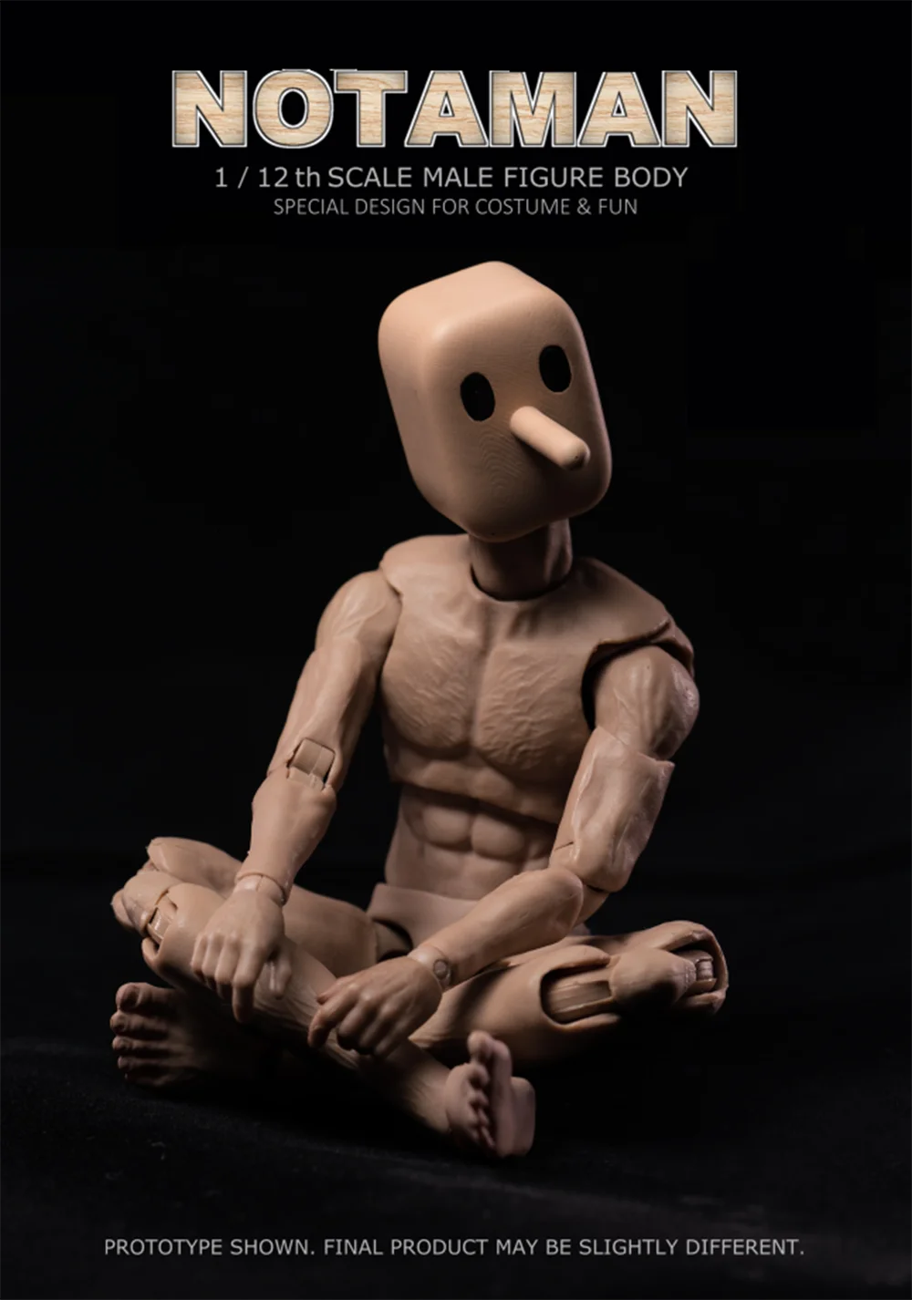 1/12 Notaman 16cm Artist Art Painting Action Figure Sketch Draw Male Movable Body Joint Figure Toy Model