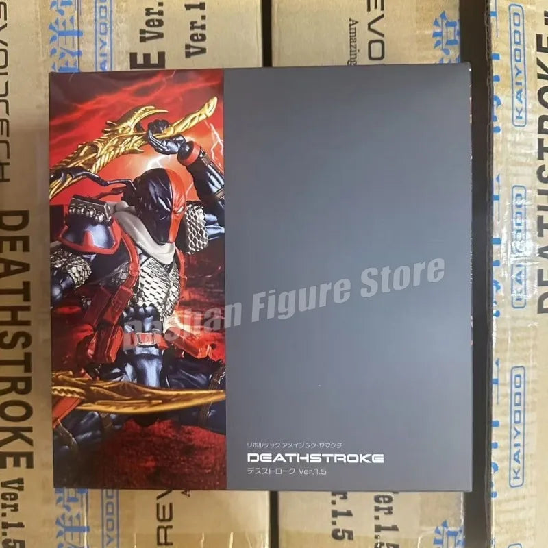Revoltech Deathstroke Slade Joseph Wilson Action Figure Kaiyodo Amazing Yamaguchi Terminator Figures PVC Collection Model Toys