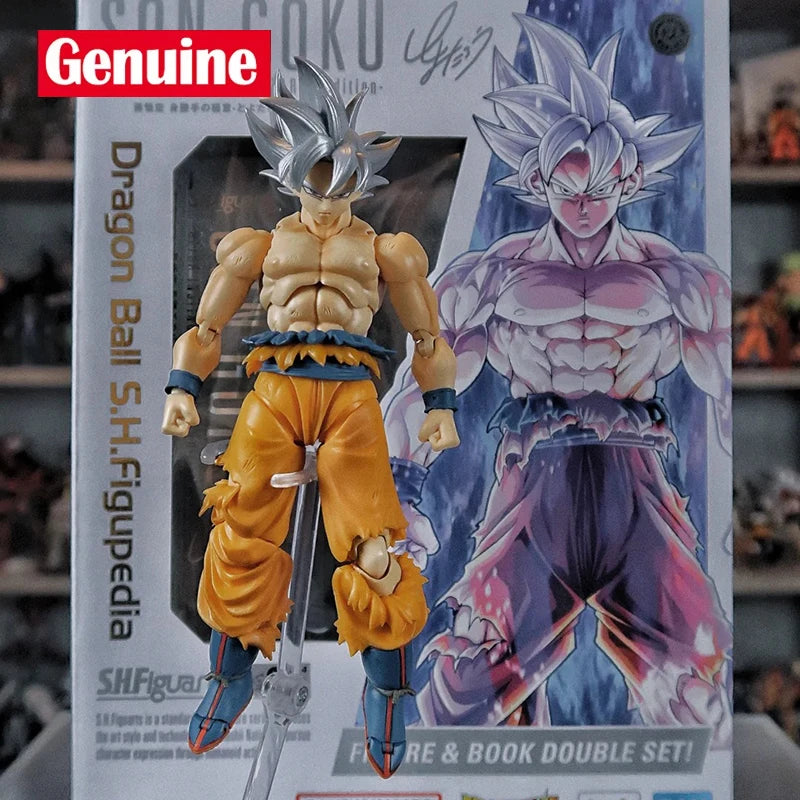Genuine Bandai Dragon Ball Z Vj30th S.H.Figuarts Son Goku Ultra Instinct Toyotaro Edition Super Saiyan Action Figure In Stock