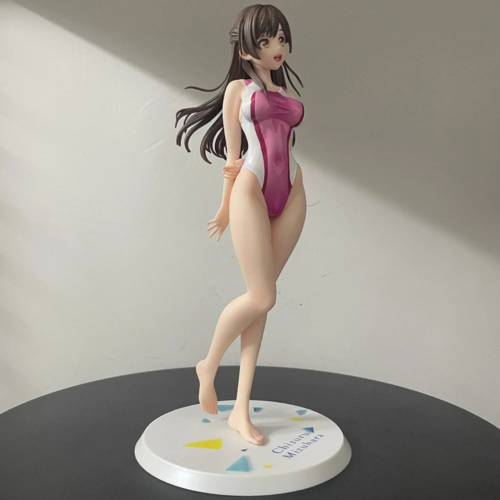 26 см аниме хоби японска фигура Kanojo Okarishimasu Mizuhara Ichinose Chizuru Action Figure Toys Collection 1/7 PVC подарък