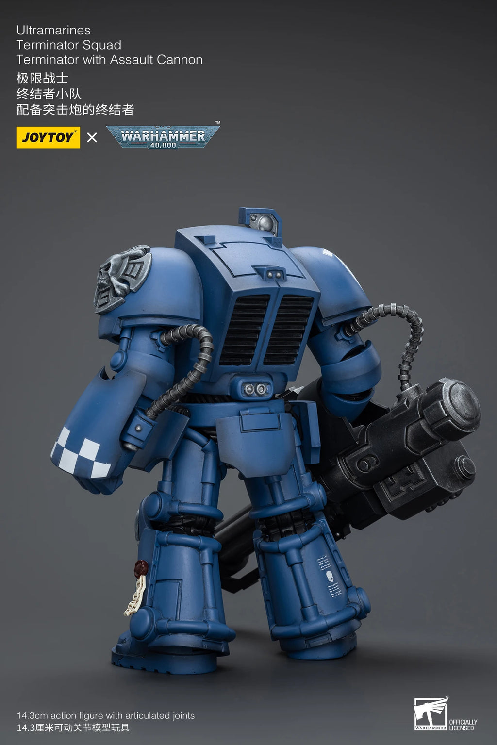 【In stock】JOYTOY WARHAMMER 40000 Terminator with Assault Cannon 1/18  Action Figures Collectibles Models Classic Anime Toys