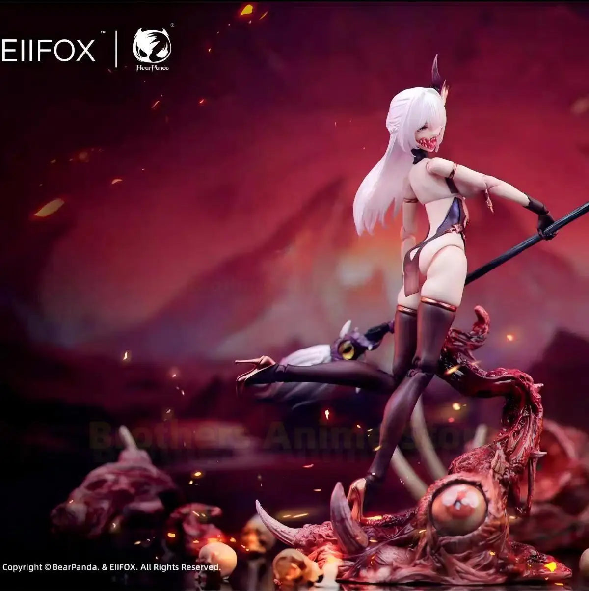 Original BearPanda Painted Skin Action Figure 1/12 Huaxia Gods and Ghosts Series Figurine Collectible Model Birthday Toys Gift