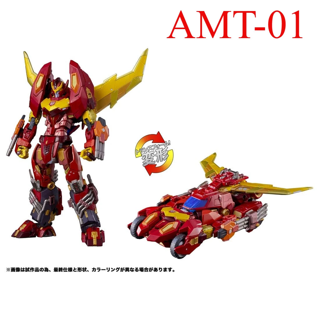 Transformation Steel Machine God AMT01 AMT-01 idw Rodimus Prime Action Figure in stock