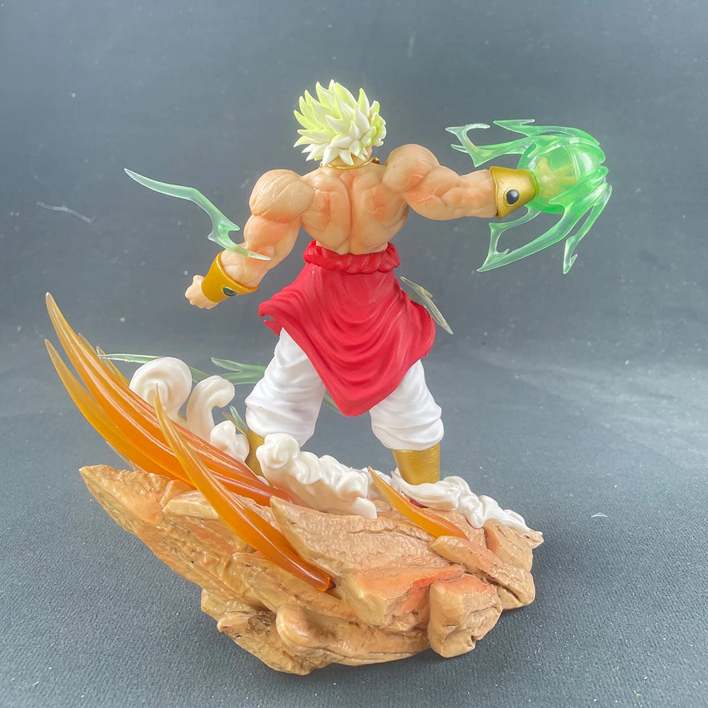 Anime Dragon Ball broly Vs Son Goku Figurine 20cm Gk Pvc Action Figures Statue Collection Model Toy Gifts