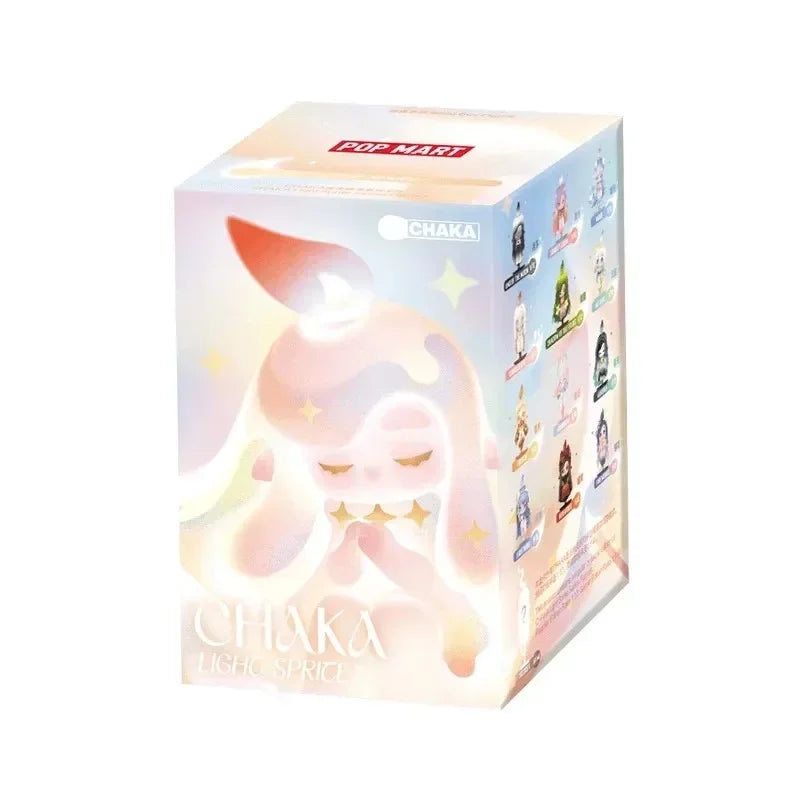 POPMART CHAKA Light Sprite Series Kawaii Anime Action Figure Blind Box - Surprise Mystery Doll for Girls Unique Gift Item