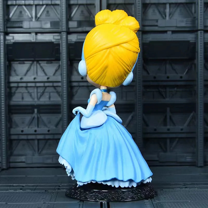 Disney 14cm Q version Princes Cinderella PVC Action Figures Model Doll Toys