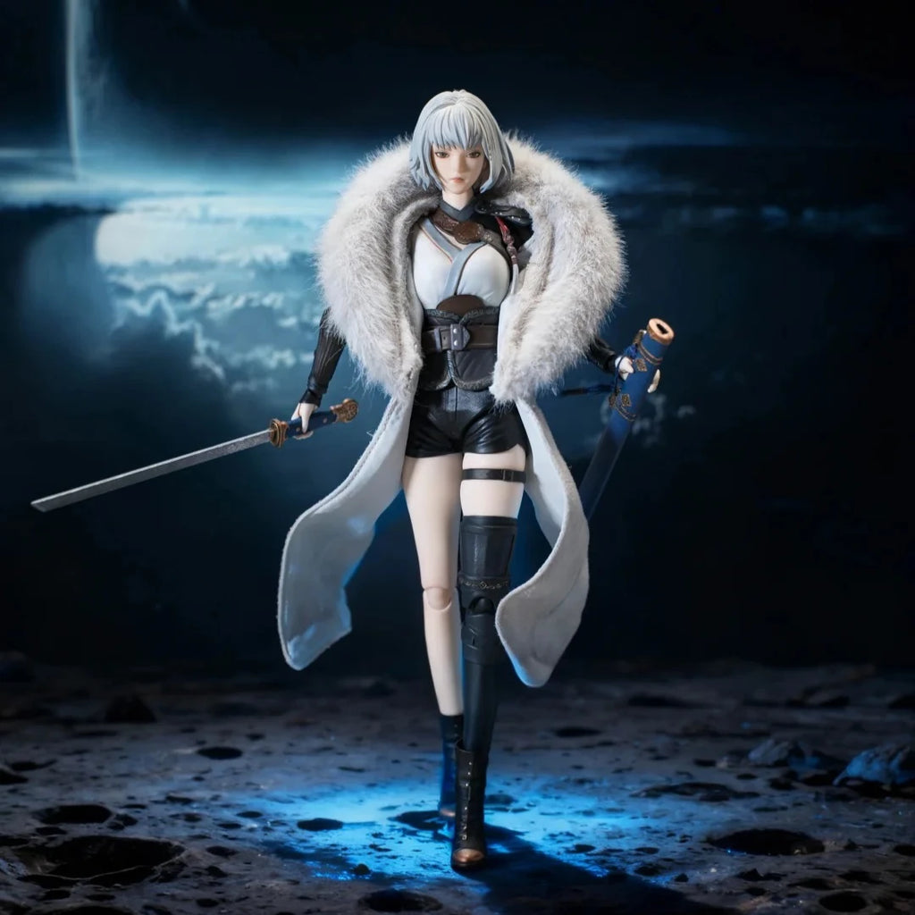GONG Ling Cage: Incarnation 1/8 Scale Cloth Action Figure Bai Yuekui Anime Figurine Joint Movable Model Surprise Collection Toy