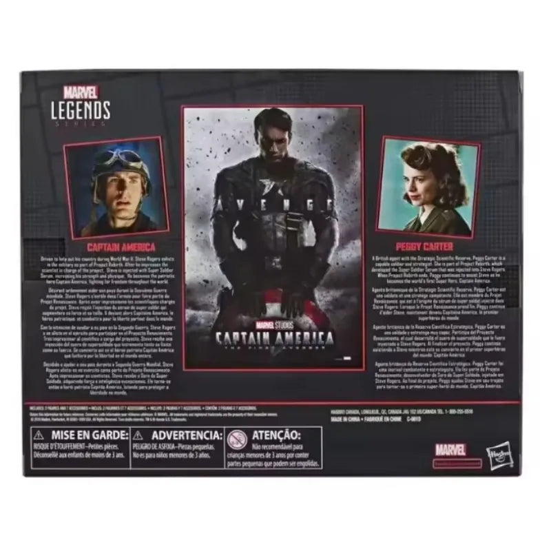 New Original Hasbro Marvel Legends Series Captain America PEGGY CARTER Action Figures Toys Collection Models