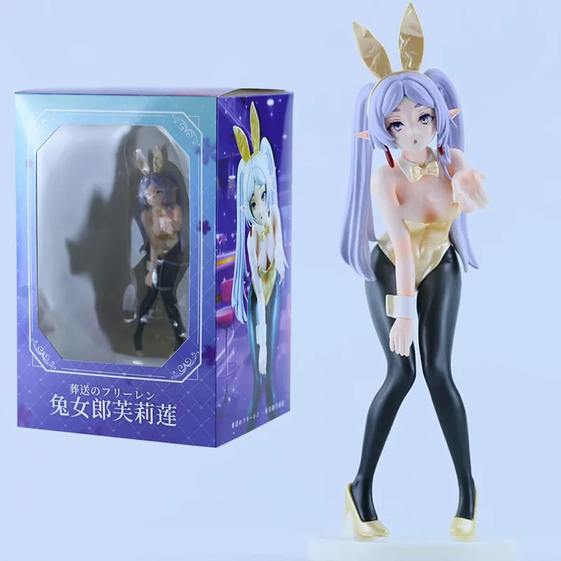 В наличност Frieren Beyond Journey'S End Аниме Фигура Frieren Figures Frieren Cos Bunny Girls Статуя Модел Кукли Колекция Подаръци