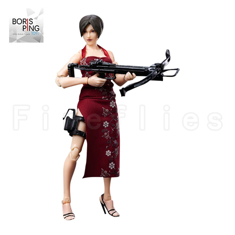 1/18 Boris Ping Toys Action Figure AK18 Series Wave 2 Agent Wang and Avina Anime Model Toy