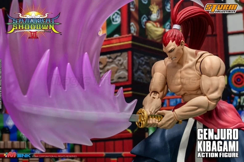 【MT】Original Storm Collectibles Samurai Shodown Kibagami Genjuro Action Figure Model Toy Gift