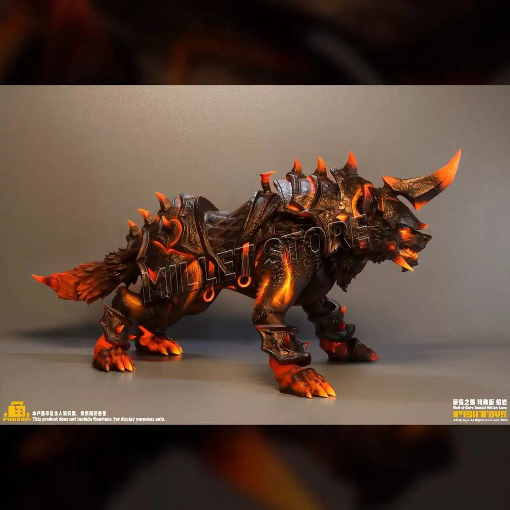 In Stock Fish Toys HY-032 Glory Wolf Special Edition Lava Action Figure Collectible Model Toy For Collectors