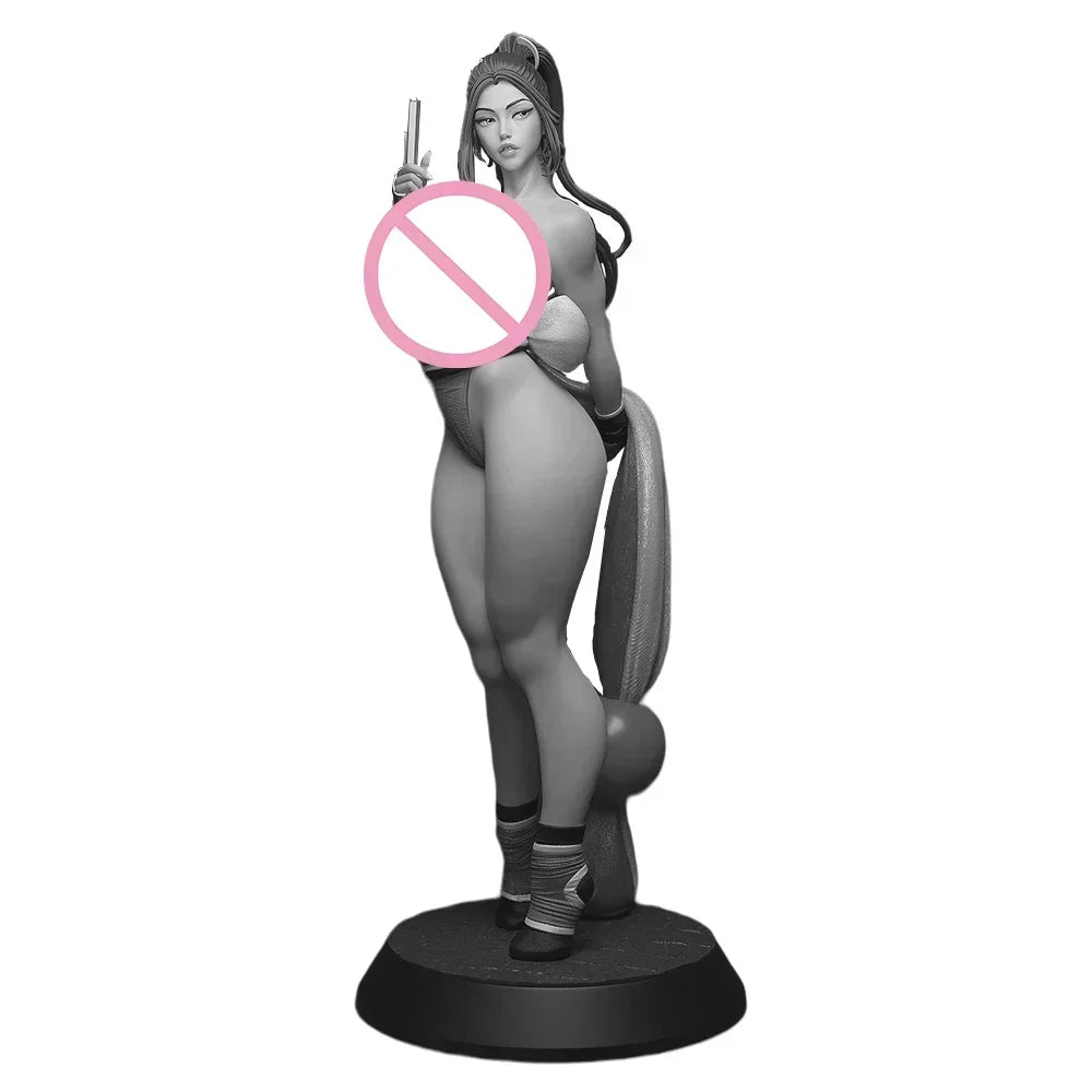 Mai Shiranui Miniature Figure 1:24 Resin Model Kit Unpainted Plastic Model Kit  Anime Figure A582