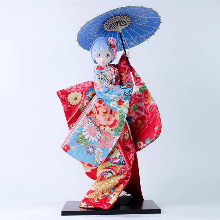 51cm Re Starting Life in Another World - Rem Kimono Action Figures Anime Model Statue Collection Desktop Decoration Gift