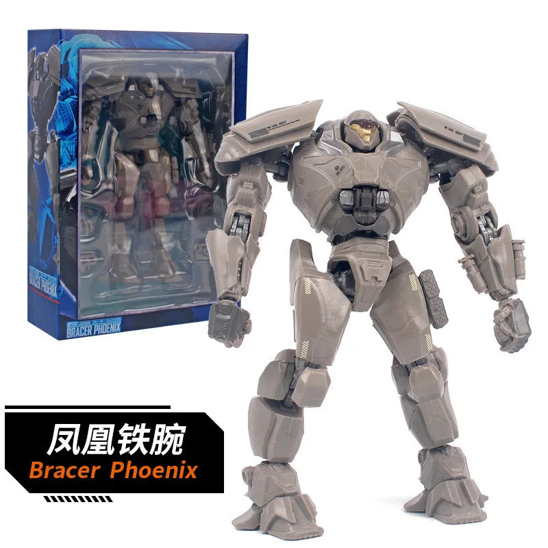 Combat mecha model, anime robot assembly, figurine toy model, movable figurine model